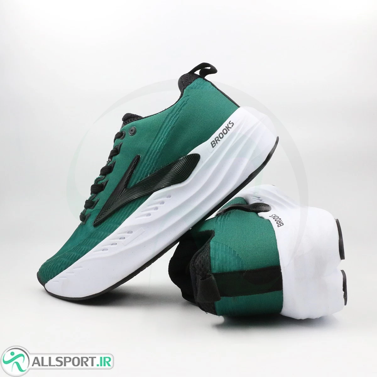 کتانی بروکس سبز مشکی Brooks