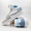 کتانی نایک ترویس آبی سفید ساقدار Nike Air Jordan