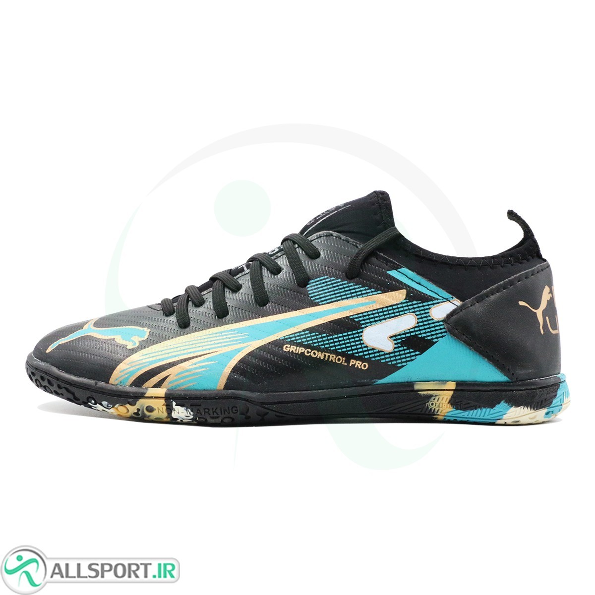 کفش فوتسال پوما اولترا مشکی سفید Puma Ultra