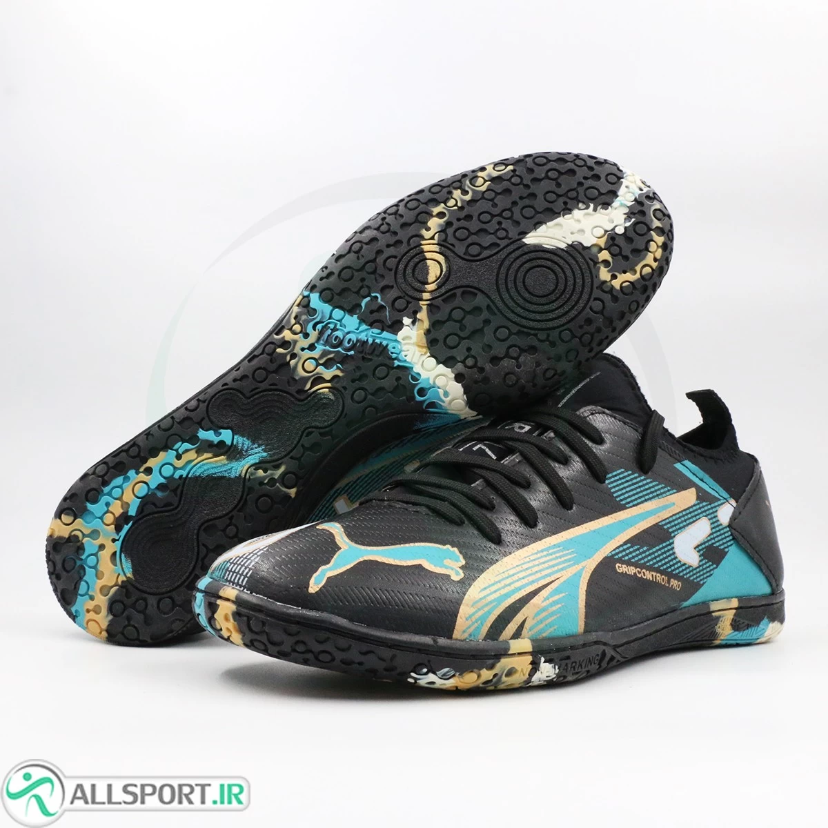 کفش فوتسال پوما اولترا مشکی سفید Puma Ultra