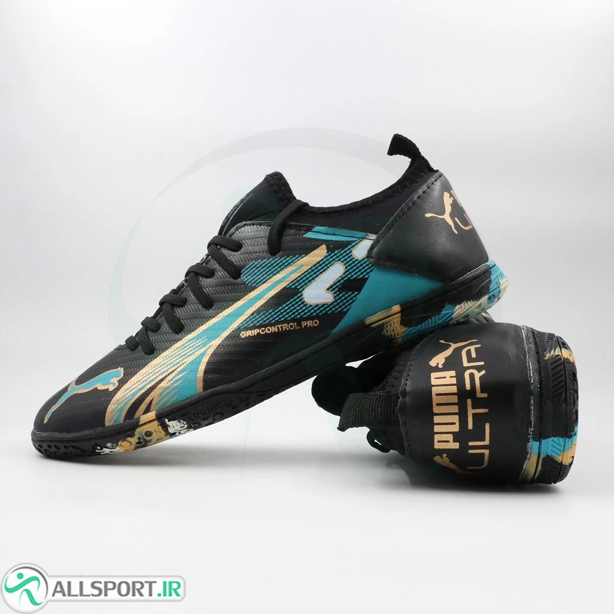 کفش فوتسال پوما اولترا مشکی سفید Puma Ultra