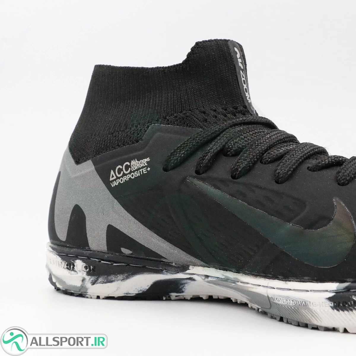 کفش فوتسال نایک مرکوریال مشکی سایز کوچک Nike Mercurial