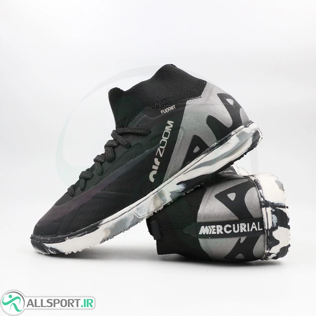 کفش فوتسال نایک مرکوریال مشکی سایز کوچک Nike Mercurial