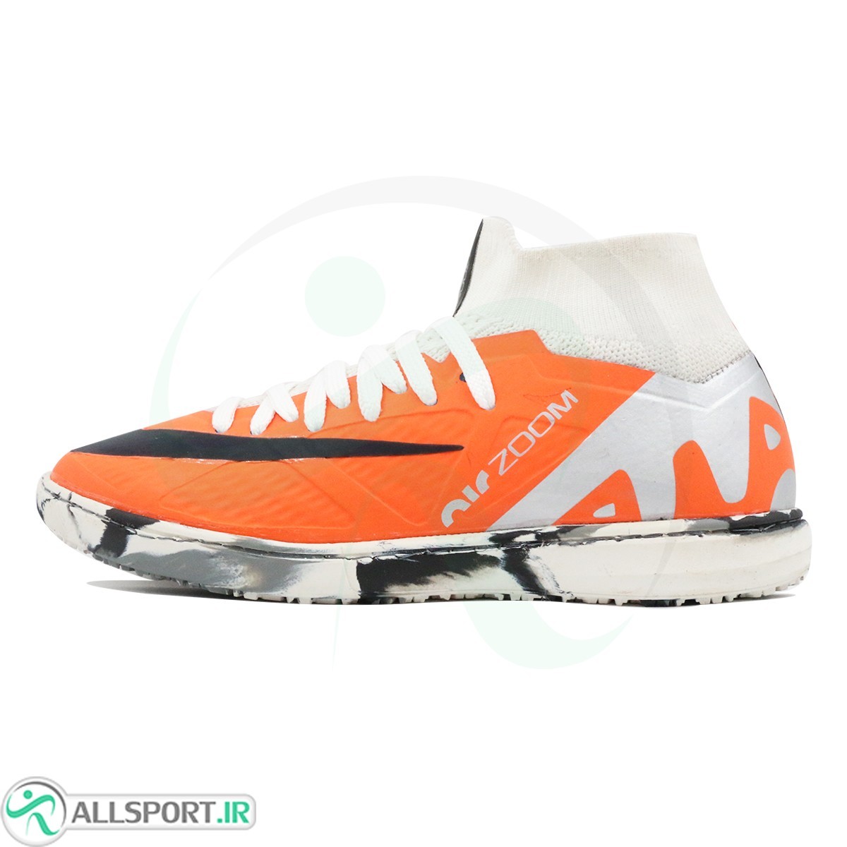 کفش فوتسال نایک مرکوریال نارنجی سایز کوچک Nike Mercurial