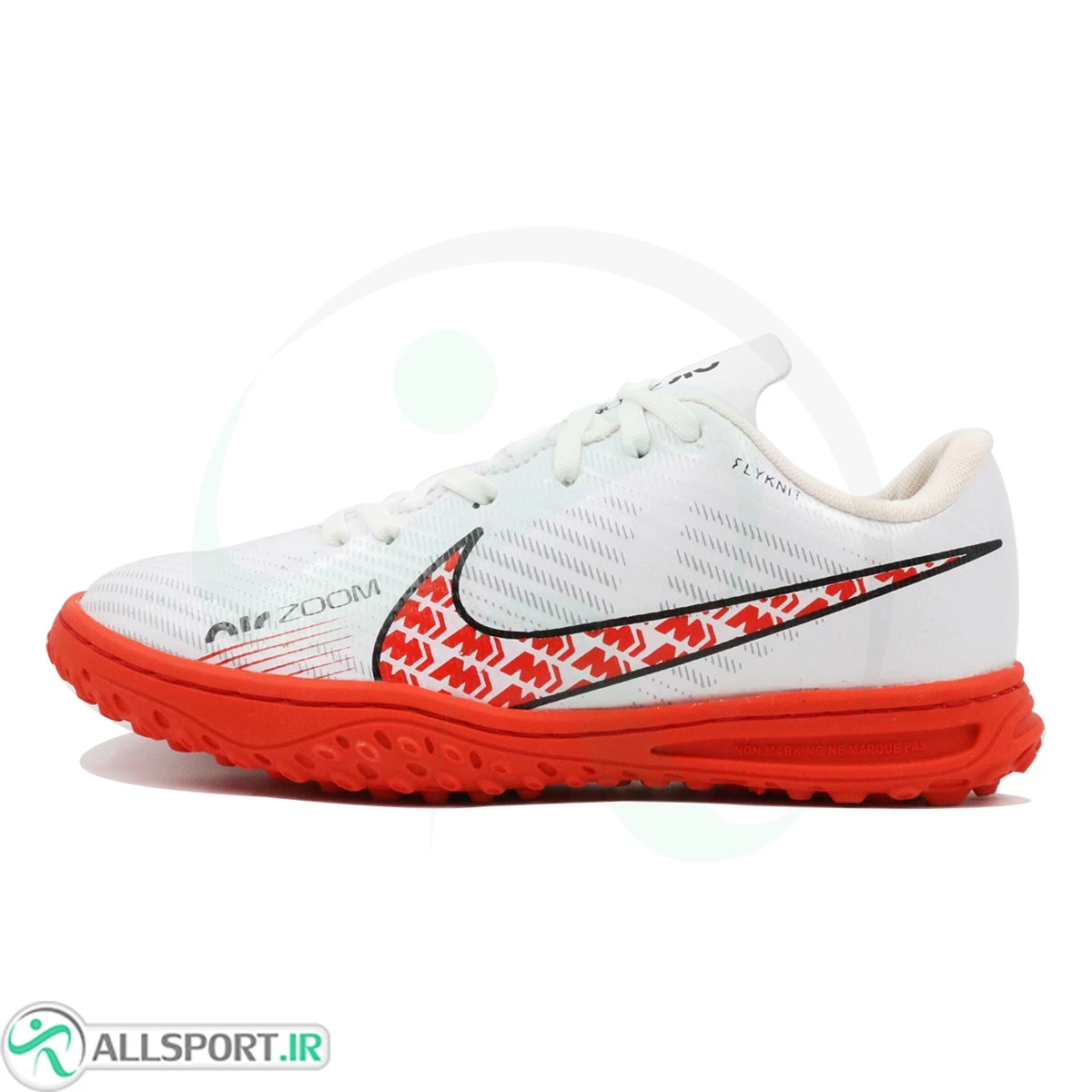 کفش چمن مصنوعی نایک مرکوریال سفید قرمز Nike Mercurial