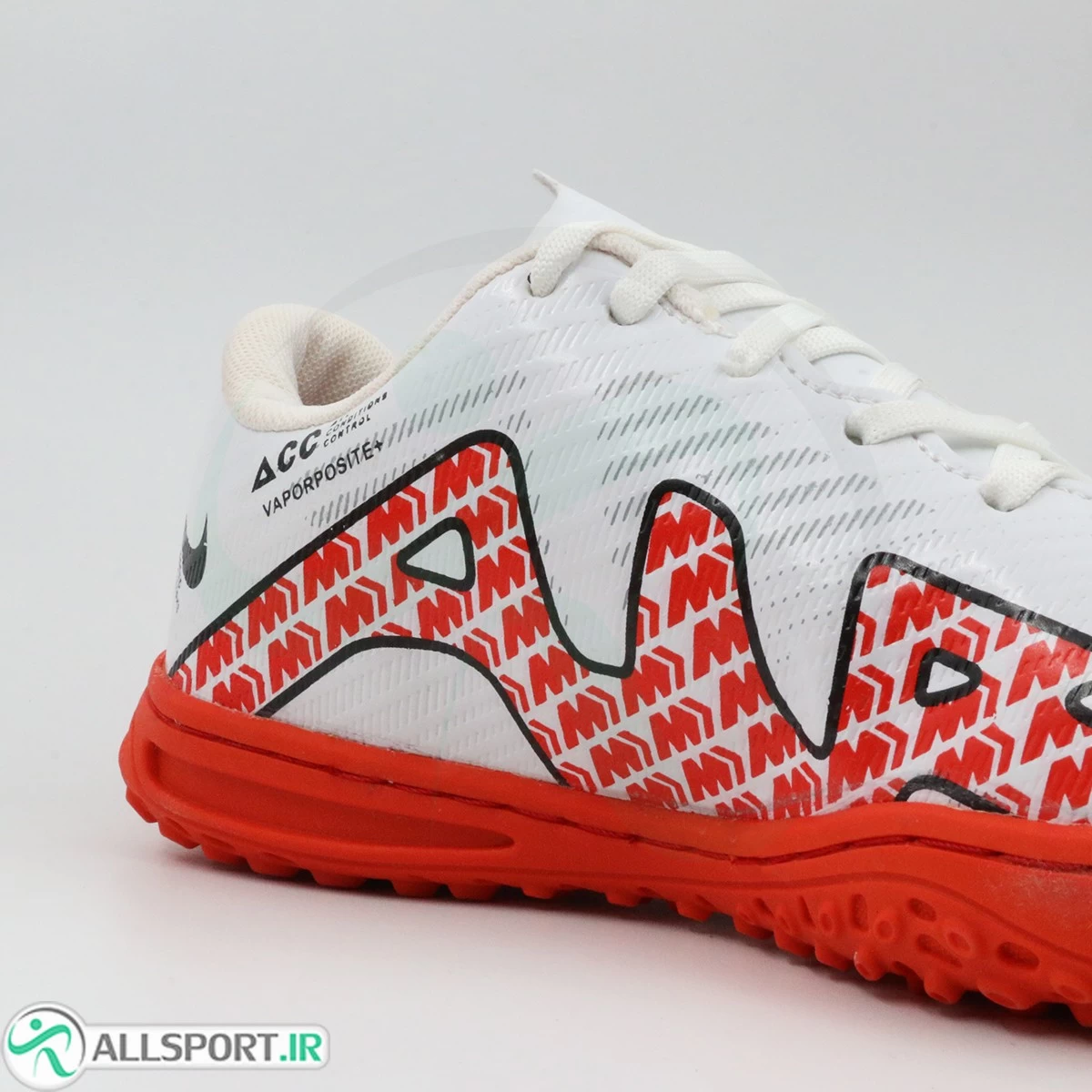 کفش چمن مصنوعی نایک مرکوریال سفید قرمز Nike Mercurial