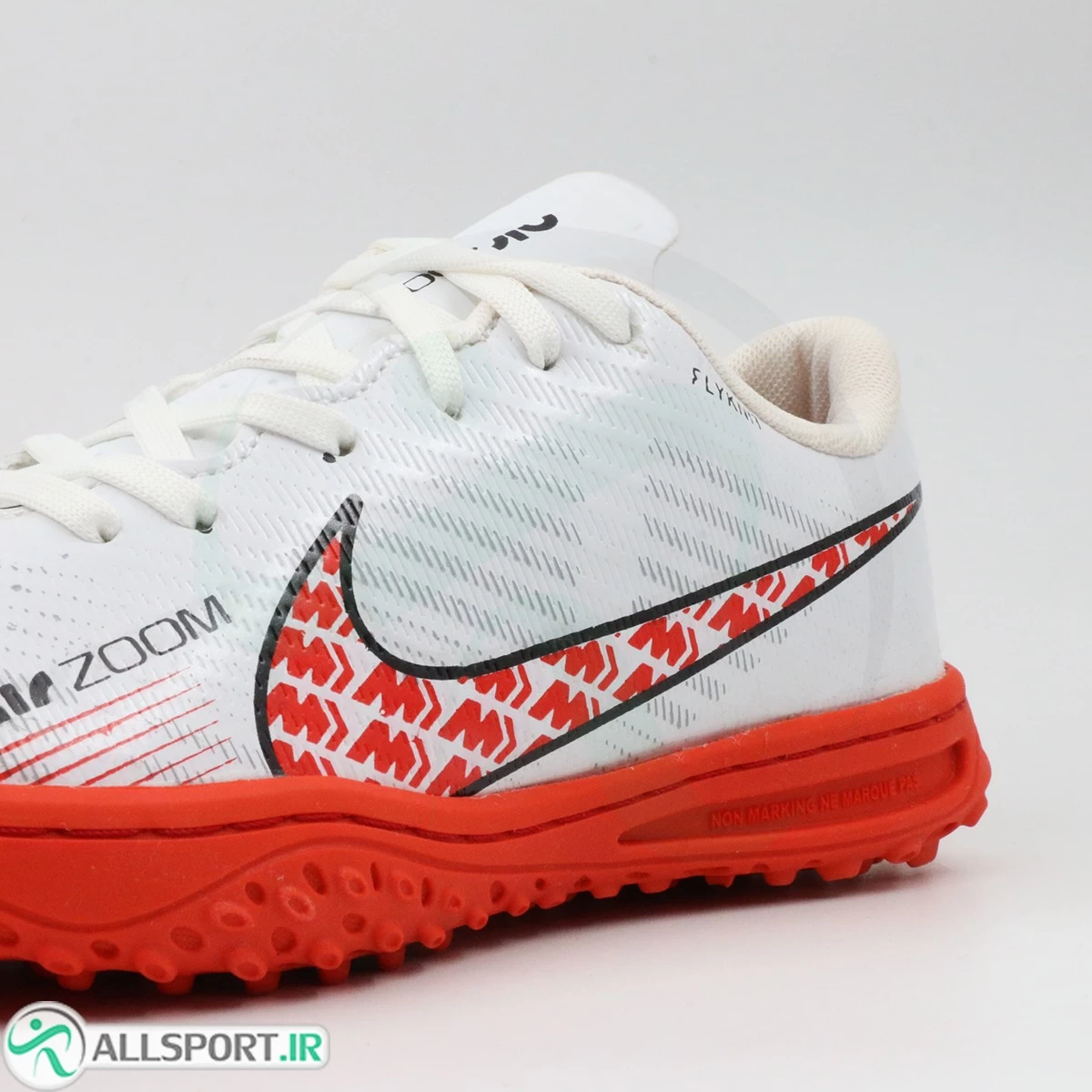 کفش چمن مصنوعی نایک مرکوریال سفید قرمز Nike Mercurial