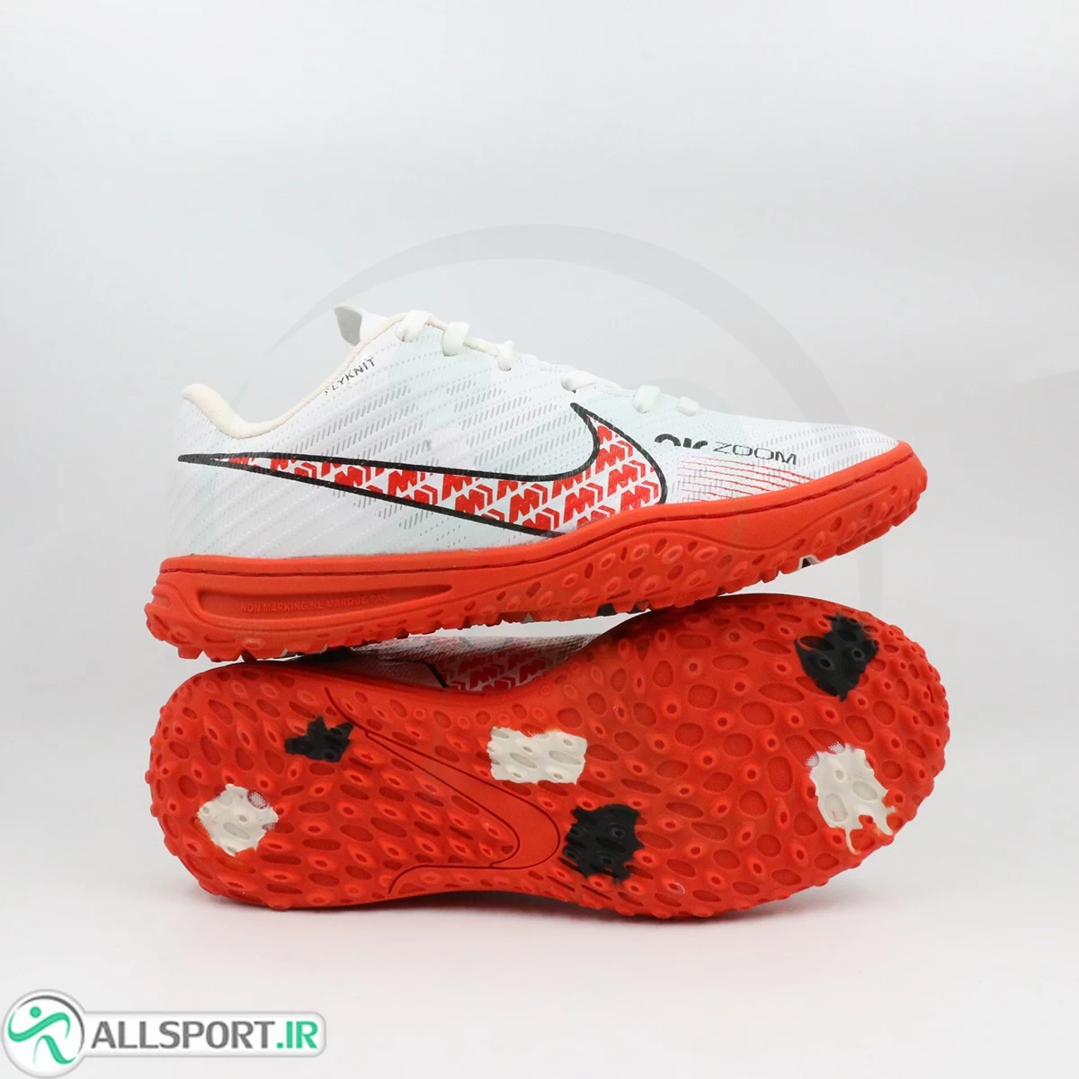 کفش چمن مصنوعی نایک مرکوریال سفید قرمز Nike Mercurial
