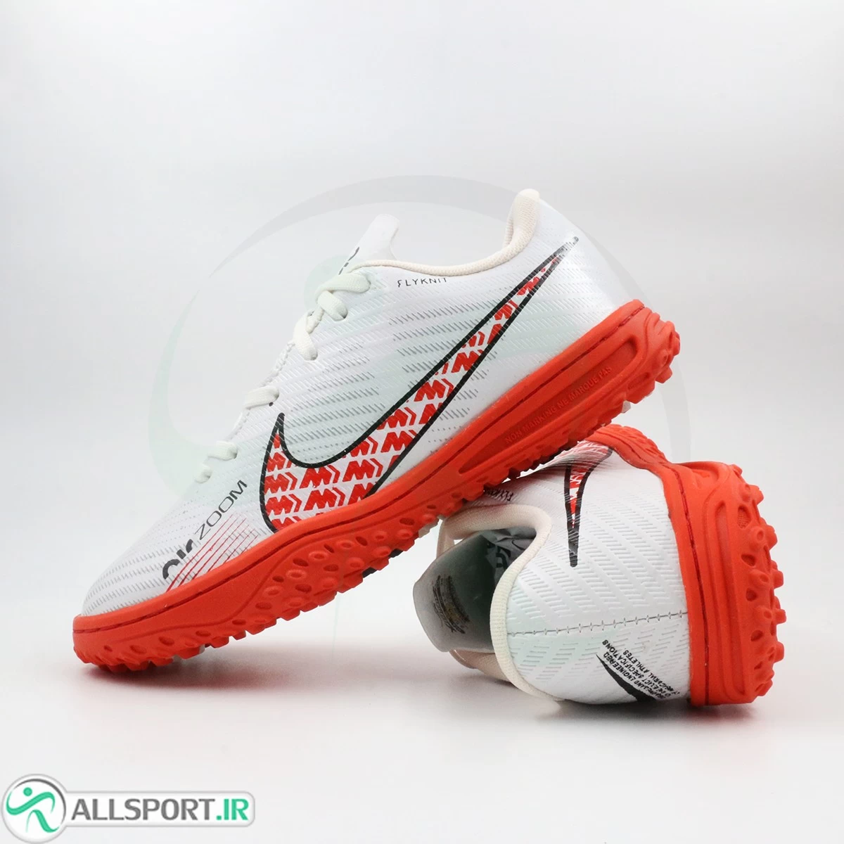 کفش چمن مصنوعی نایک مرکوریال سفید قرمز Nike Mercurial