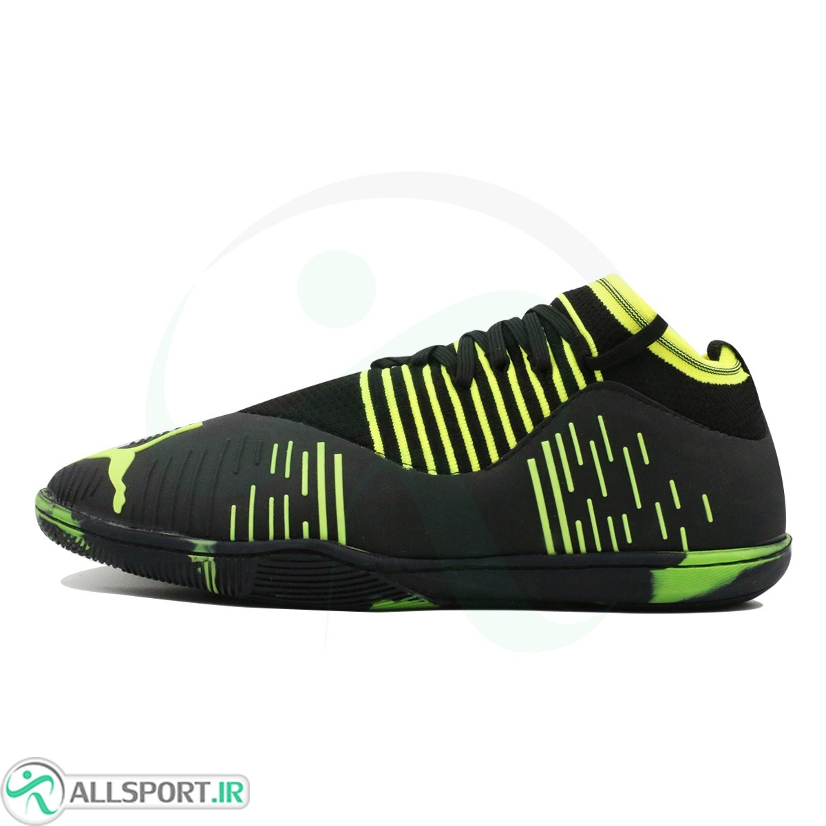 کفش فوتسال پوما فیوچر مشکی سبز Puma Future