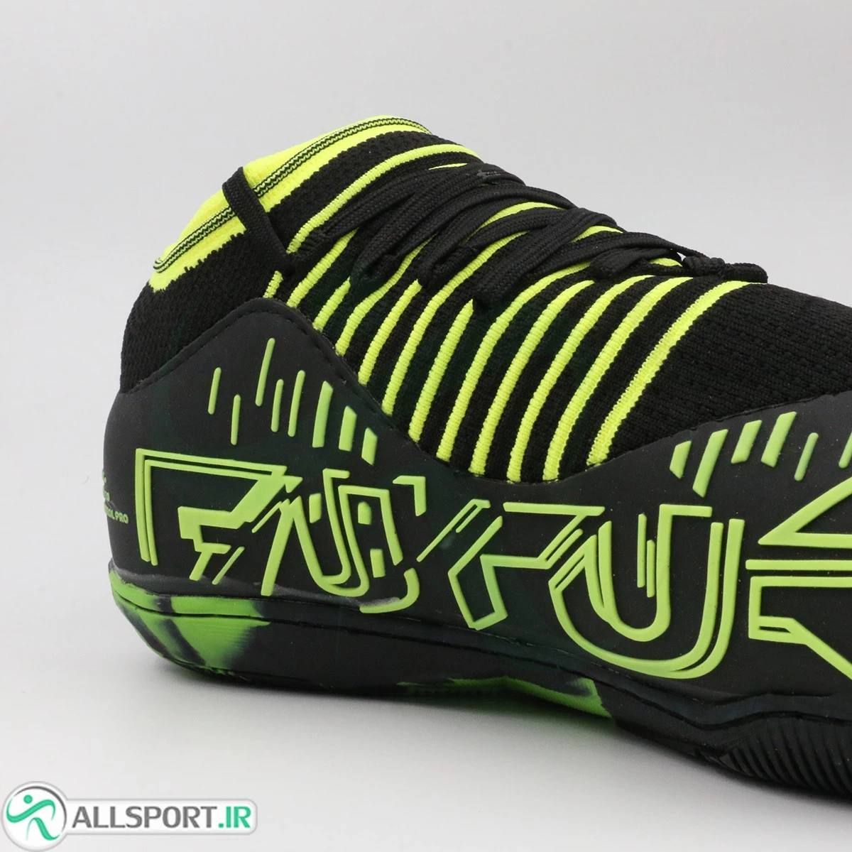 کفش فوتسال پوما فیوچر مشکی سبز Puma Future