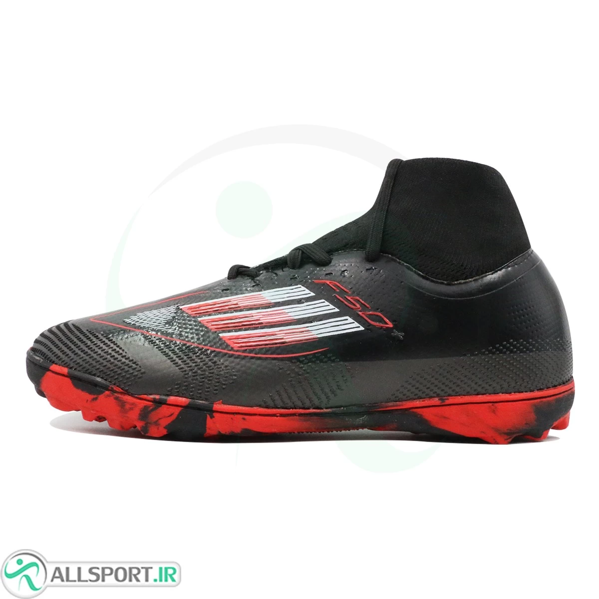 کفش چمن مصنوعی آدیداس مشکی Adidas F50 Black