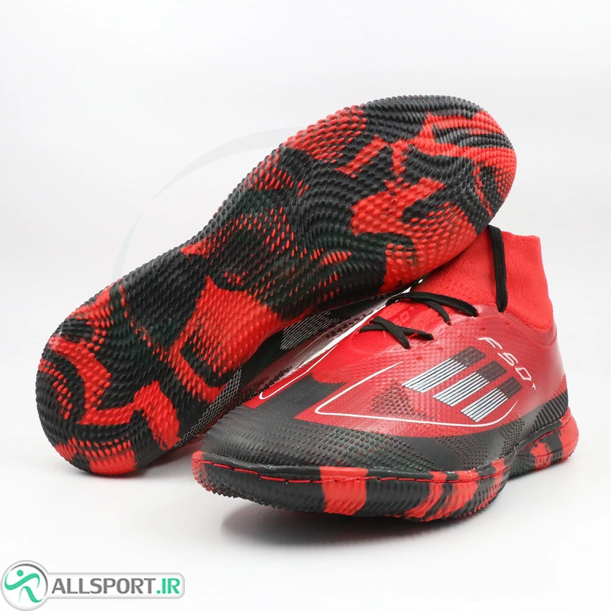 کفش فوتسال آدیداس مشکی قرمز Adidas F50 Black