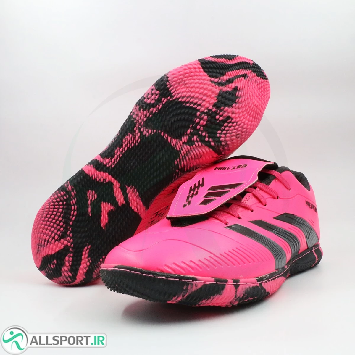 کفش فوتسال آدیداس پردیتور بلینگام صورتی Adidas Predator Jude Bellingham
