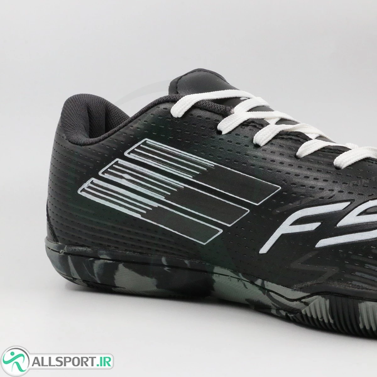 کفش فوتسال آدیداس مشکی سفید Adidas F50 Black White