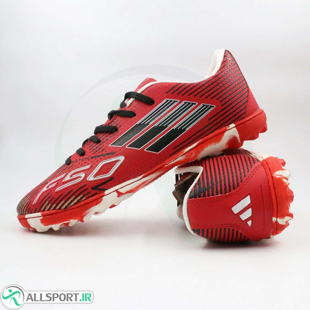 کفش چمن مصنوعی آدیداس قرمز Adidas F50