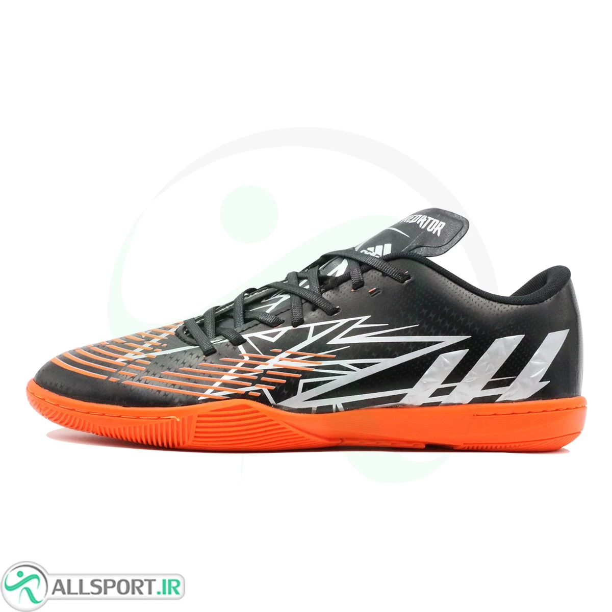 کفش فوتسال آدیداس پردیتور مشکی نارنجی Adidas Predator