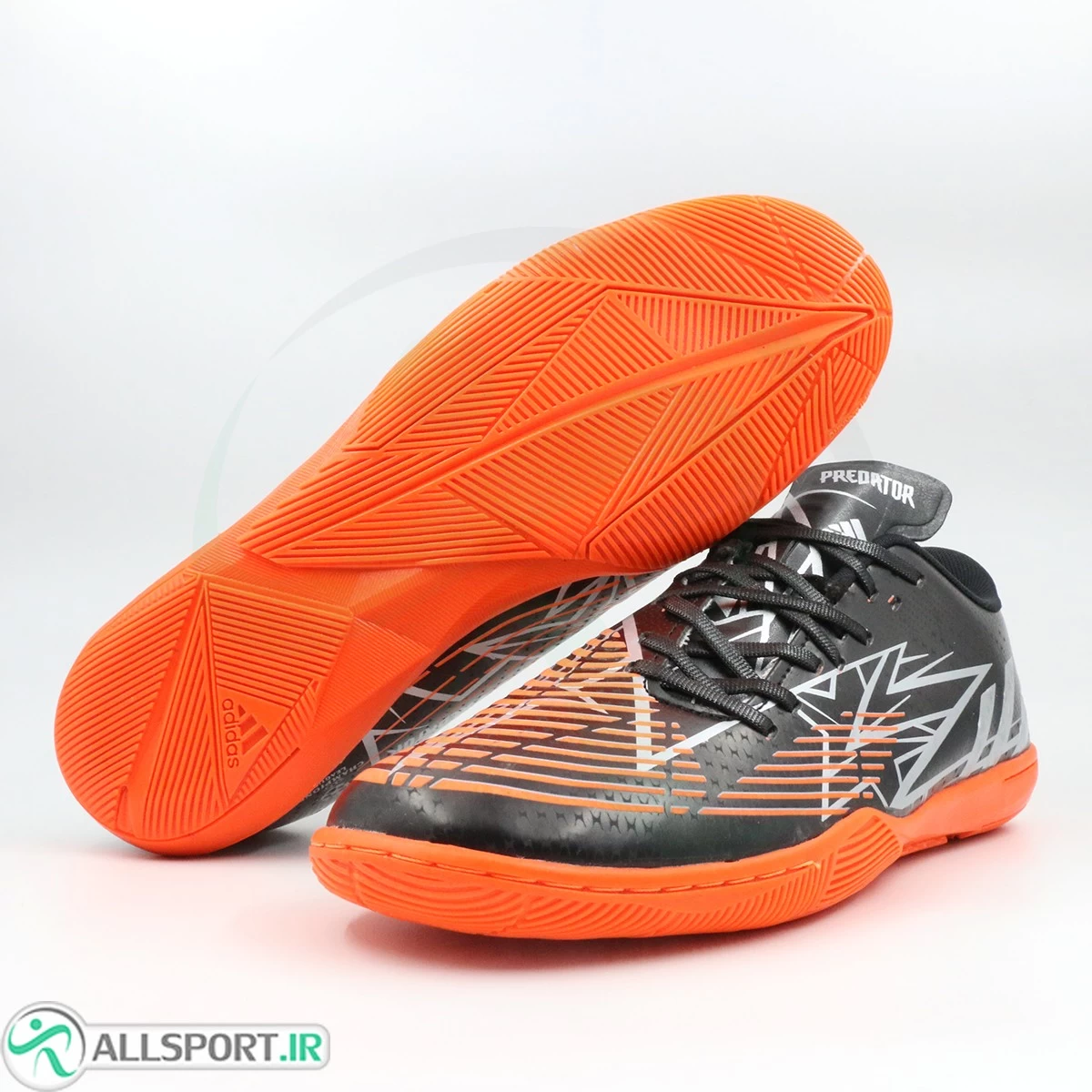 کفش فوتسال آدیداس پردیتور مشکی نارنجی Adidas Predator