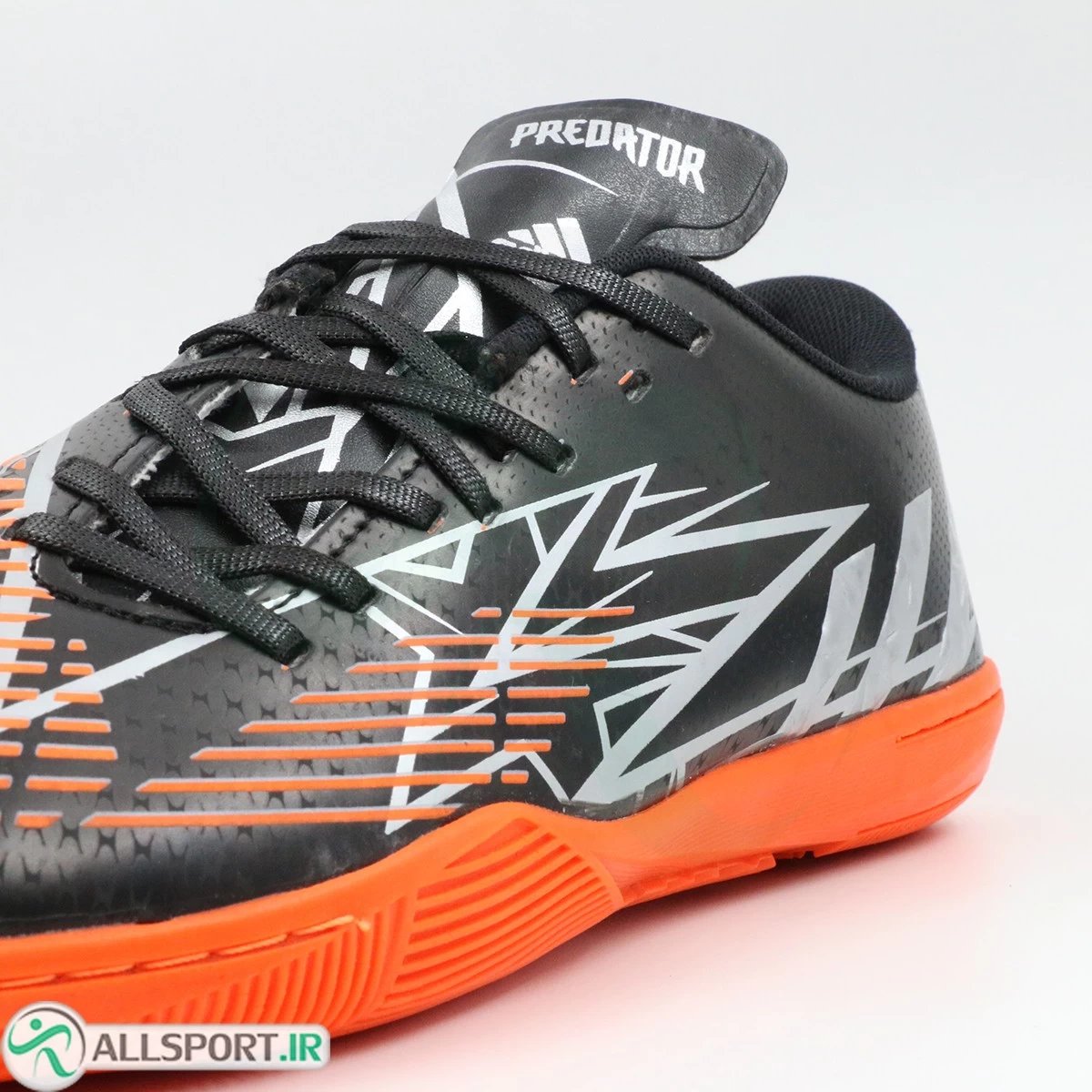 کفش فوتسال آدیداس پردیتور مشکی نارنجی Adidas Predator