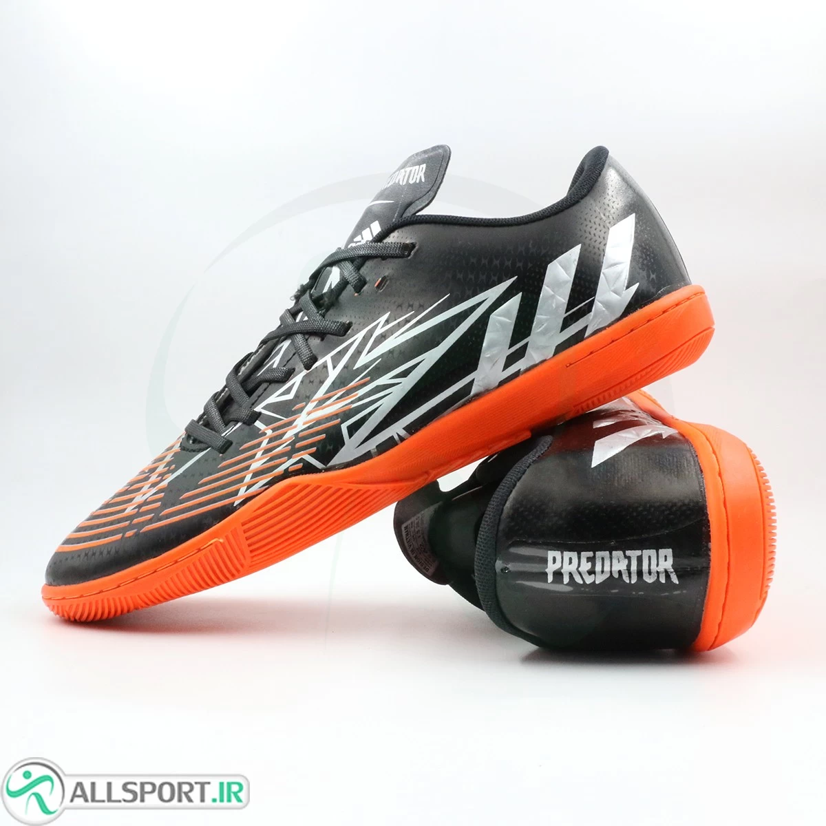 کفش فوتسال آدیداس پردیتور مشکی نارنجی Adidas Predator
