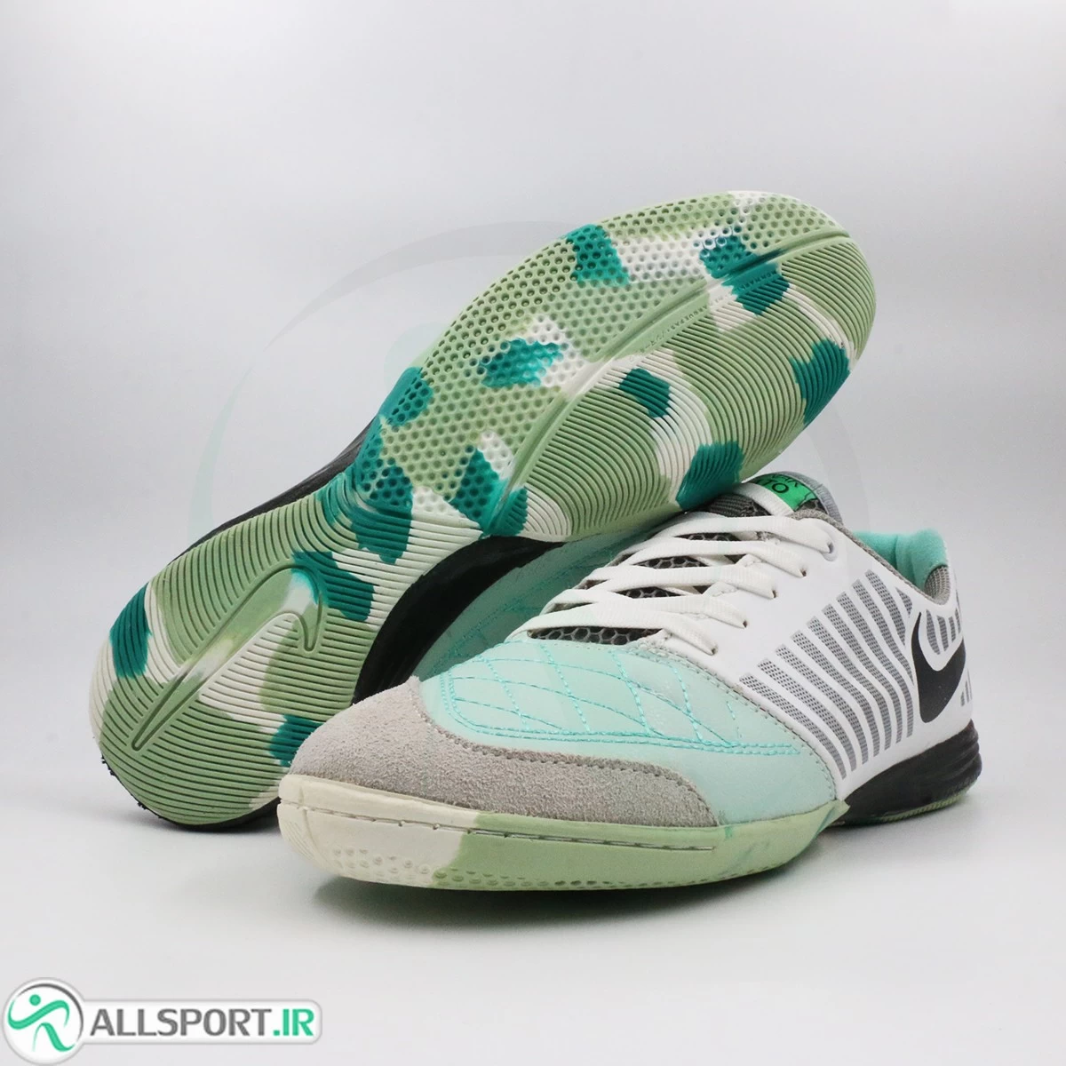 کفش فوتسال نایک لونار گتو Nike lunar gato Green White