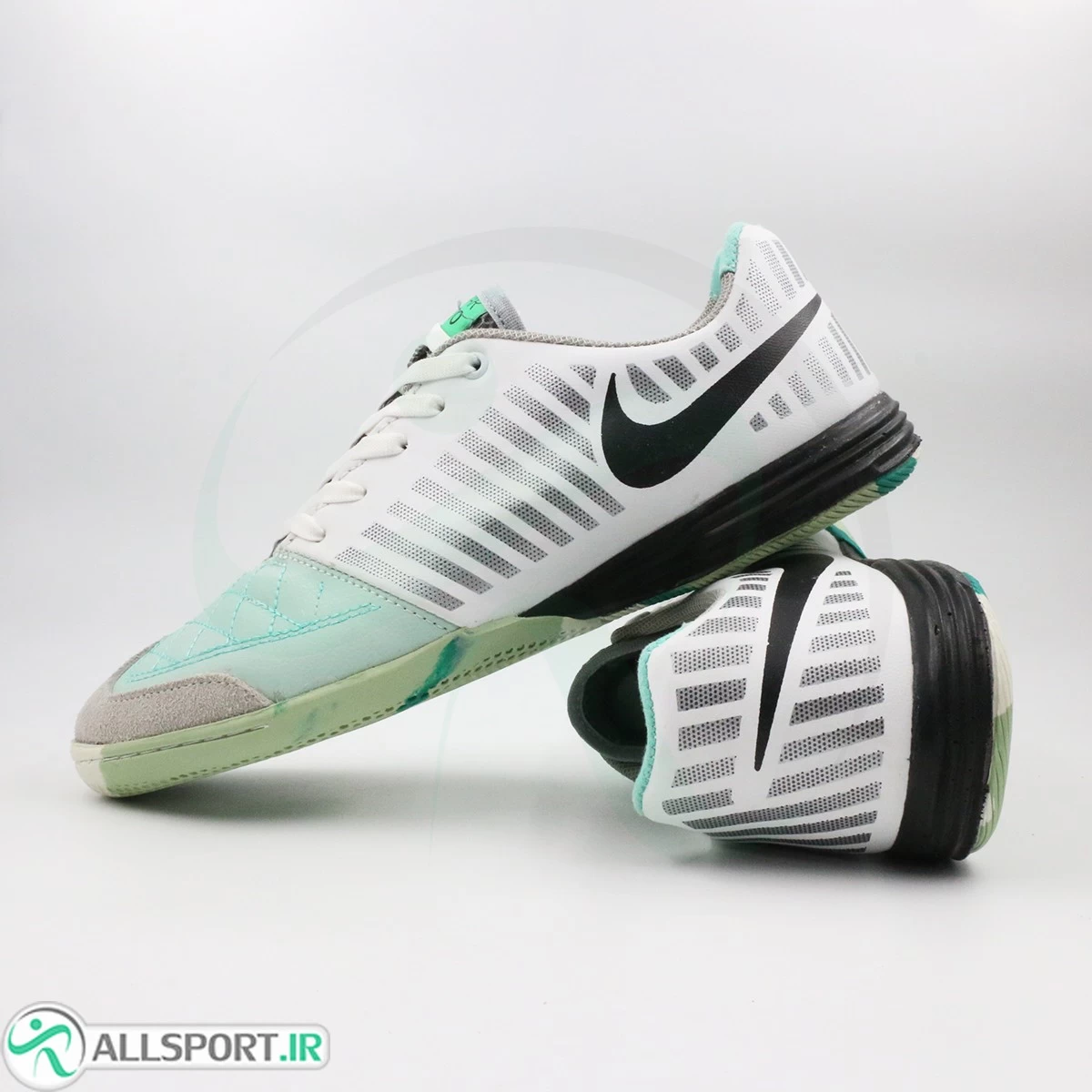 کفش فوتسال نایک لونار گتو Nike lunar gato Green White