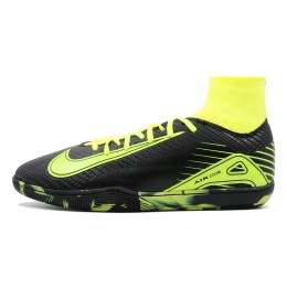 کفش فوتسال نایک مرکوریال ساقدار ویپور مشکی سبز Nike Mercurial