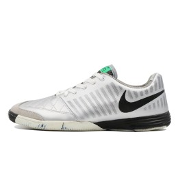 کفش فوتسال نایک لونار گتو نقره ای Nike Lunar Gato Gray White