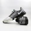 کفش فوتسال نایک لونار گتو مشکی نقره ای Nike Lunar Gato Gray White