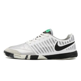 کفش فوتسال نایک لونارگتو سفید نقره ای Nike Lunar Gato Gray White