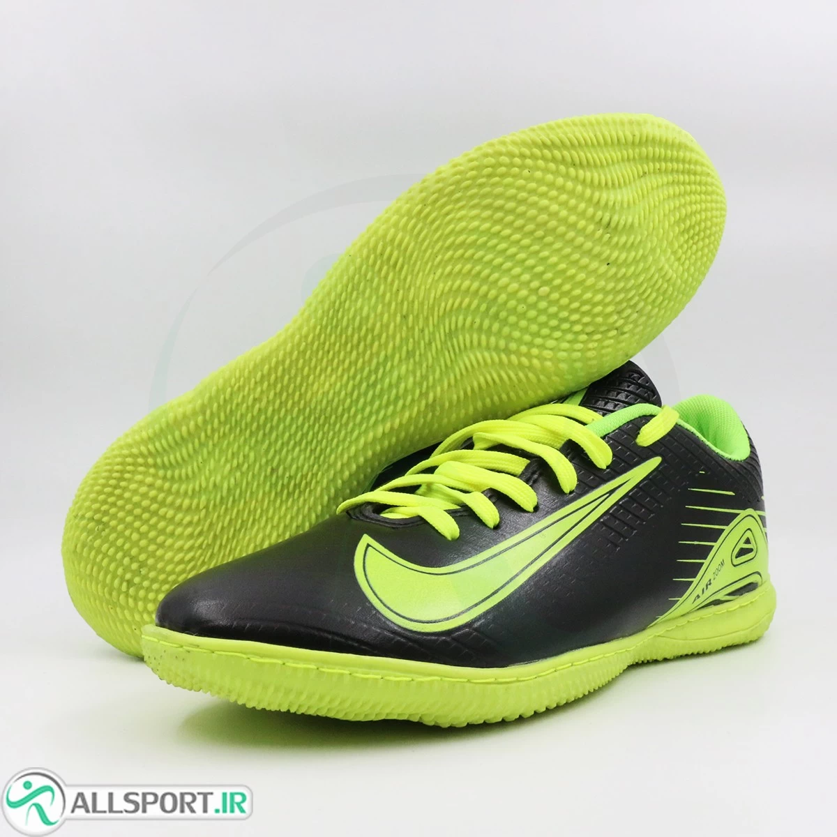 کفش فوتسال نایک مرکوریال ویپور مشکی فسفری Nike Mercurial