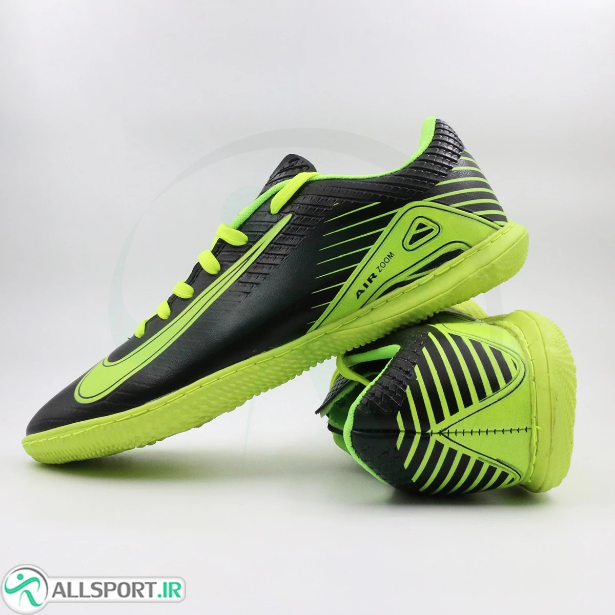 کفش فوتسال نایک مرکوریال ویپور مشکی فسفری Nike Mercurial