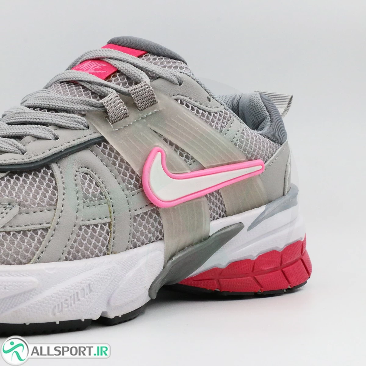 کتانی نایک طوسی سرخابی Nike V2K