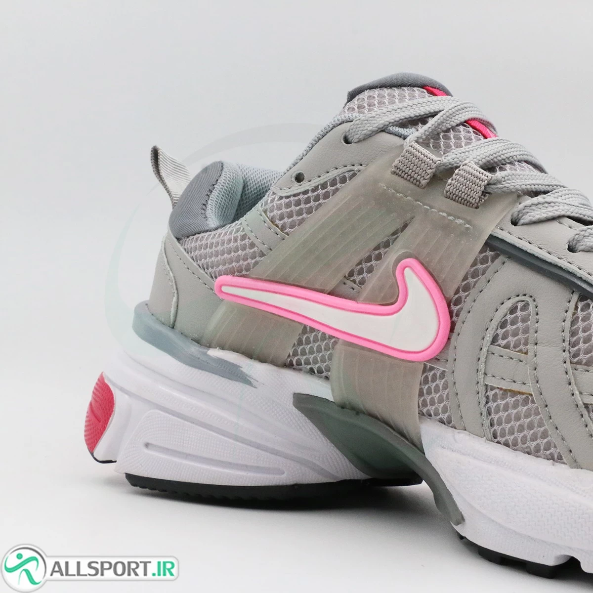 کتانی نایک طوسی سرخابی Nike V2K