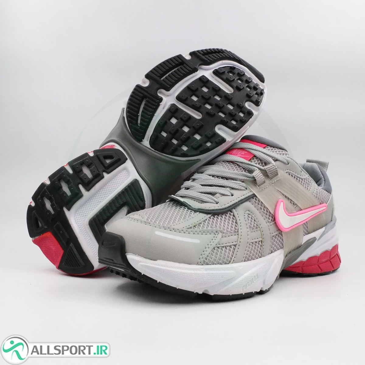 کتانی نایک طوسی سرخابی Nike V2K