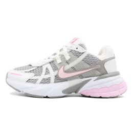 کتانی نایک طوسی سفید صورتی Nike V2k
