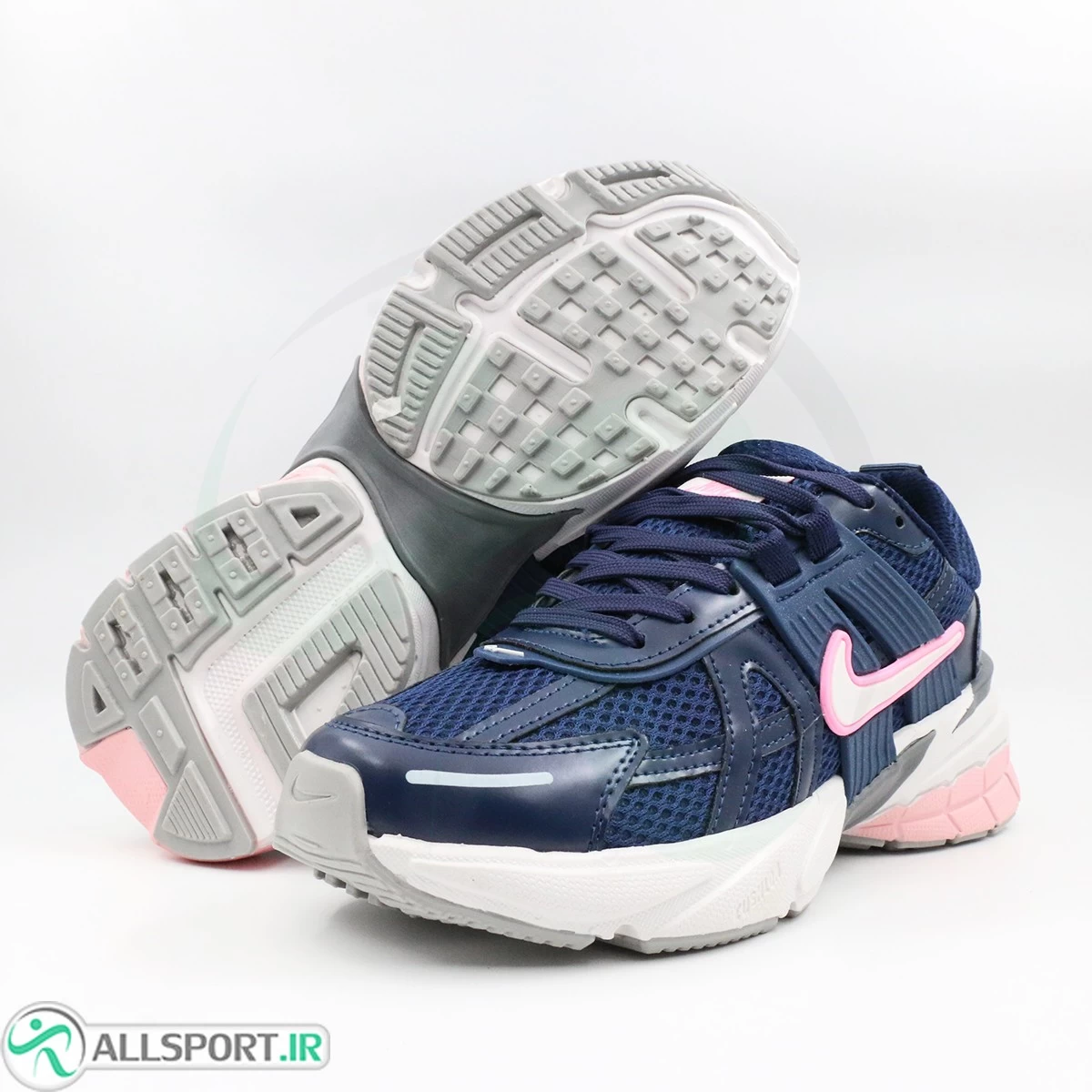 کتانی نایک سرمه ای سرخابی Nike V2K