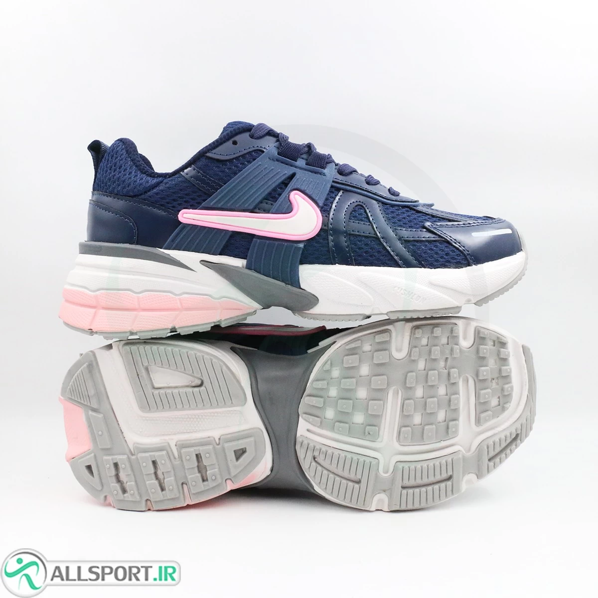 کتانی نایک سرمه ای سرخابی Nike V2K
