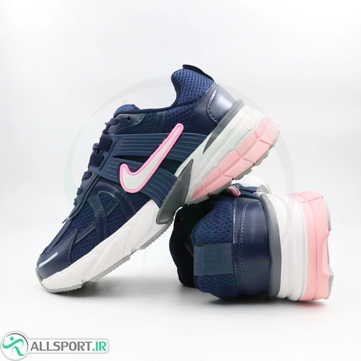 کتانی نایک سرمه ای سرخابی Nike V2K
