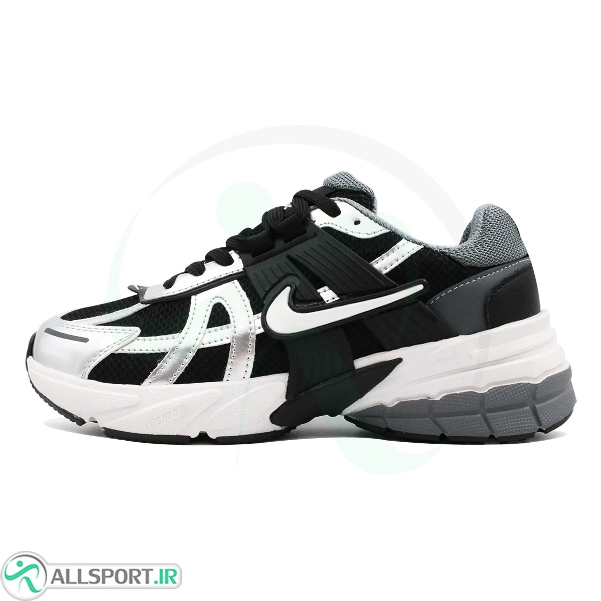 کتانی نایک نقره ای مشکی Nike V2k