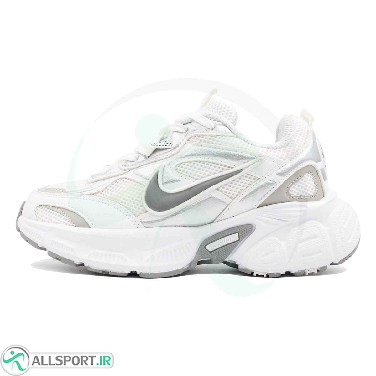 کتانی نایک سفید طوسی Nike V5K