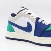 کتانی نایک جردن سفید ابی سبز Nike Air Jordan