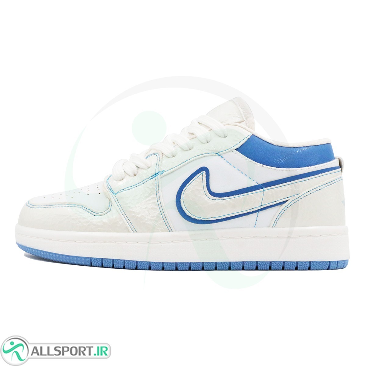 کتانی نایک جردن سفید ابی Nike Air Jordan