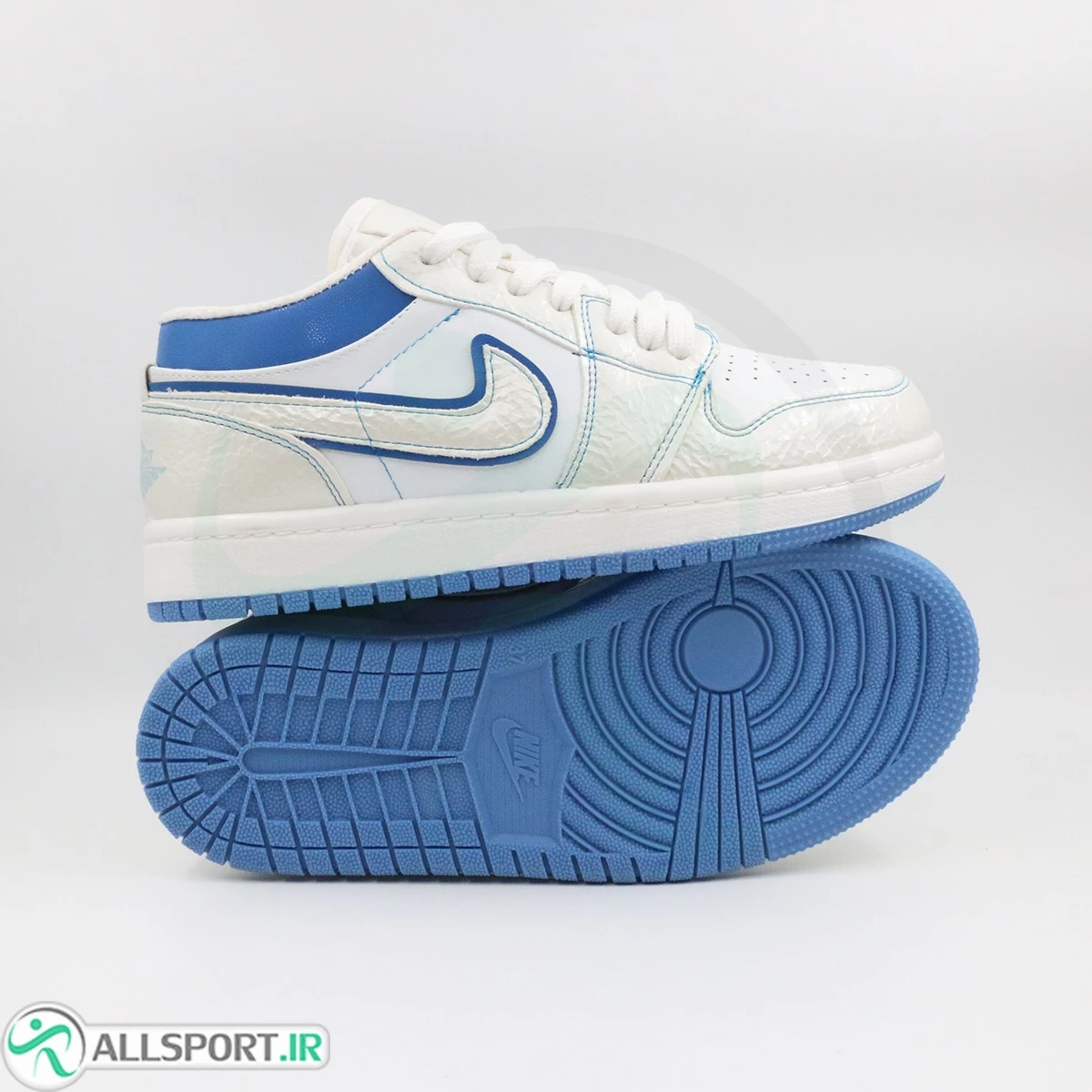 کتانی نایک جردن سفید ابی Nike Air Jordan