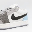 کتانی نایک جردن سفید طوسی ابی Nike Air Jordan