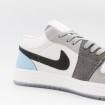 کتانی نایک جردن سفید طوسی ابی Nike Air Jordan