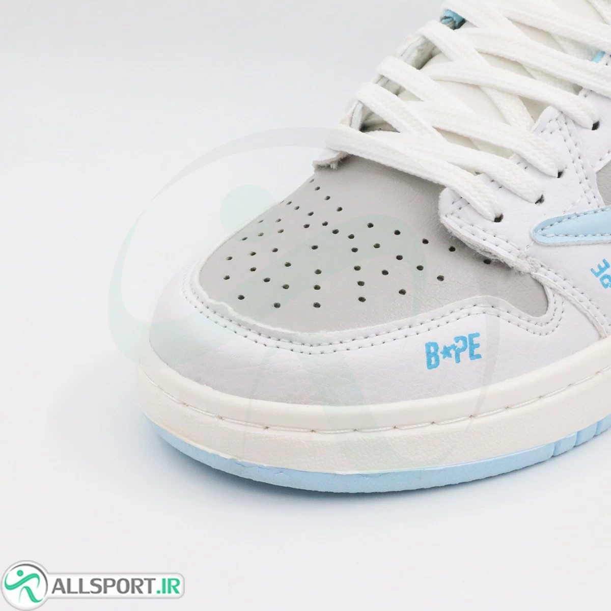 کتانی نایک ترویس سفید طوسی ابی Nike Travis