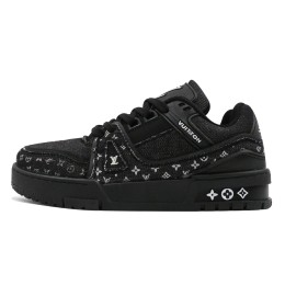 کتانی لویی ویتون مشکی Louis Vuitton Black White