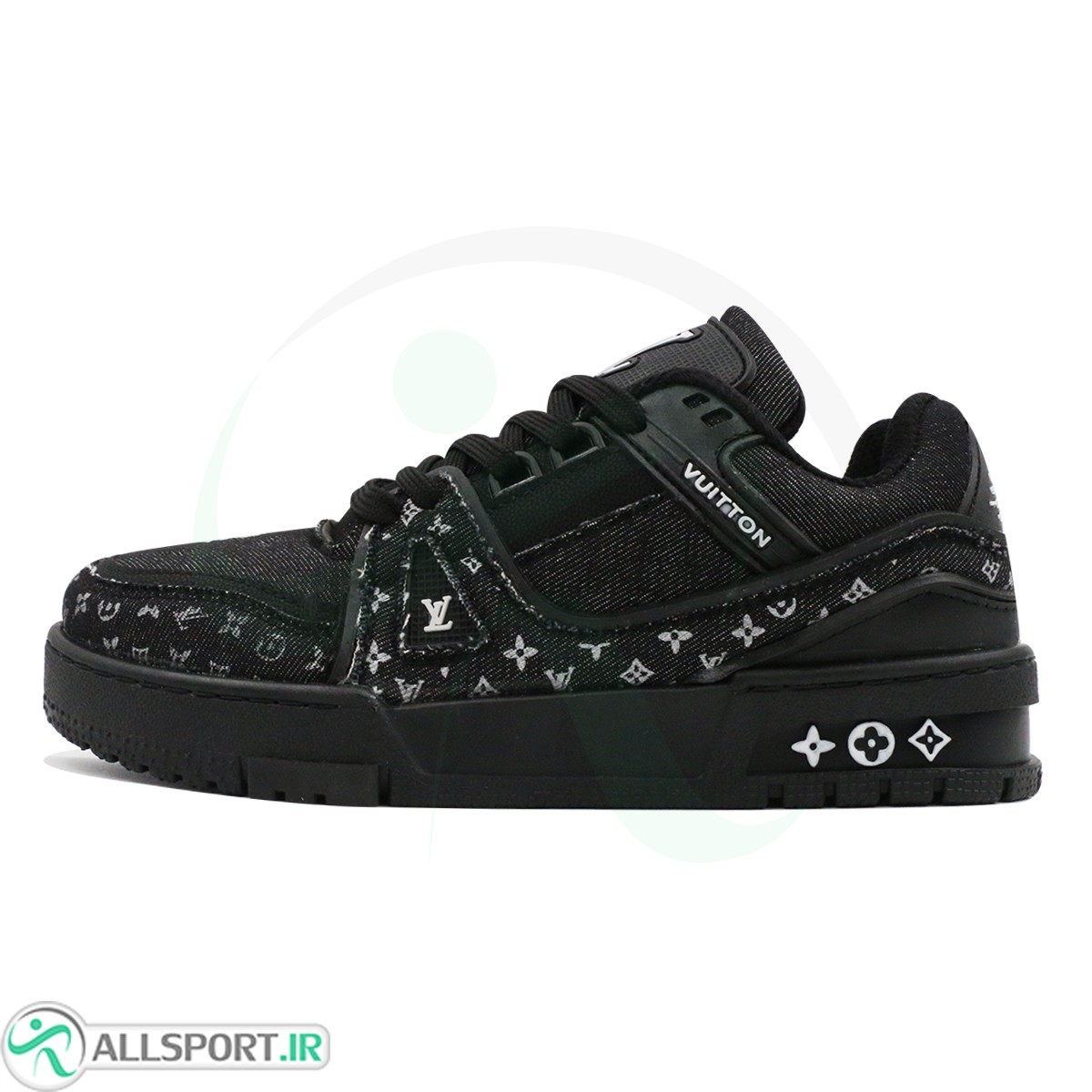 کتانی لویی ویتون مشکی Louis Vuitton Black White