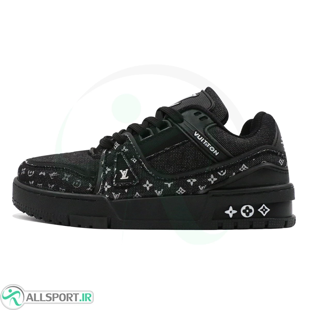 کتانی لویی ویتون مشکی Louis Vuitton Black White
